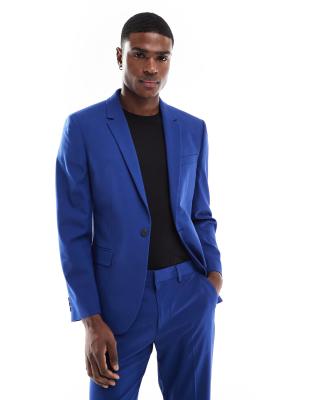 Asos ASOS DESIGN Slim Suit In Royal Blue