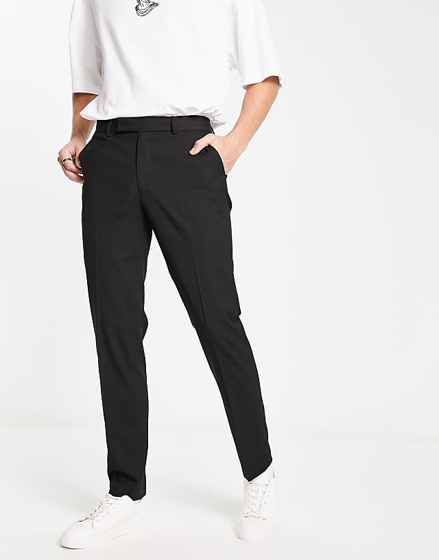 Asos ASOS DESIGN Slim Suit Trouser In Black