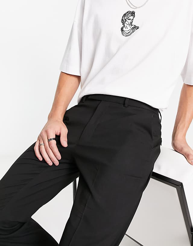 Asos ASOS DESIGN Slim Suit Trouser In Black