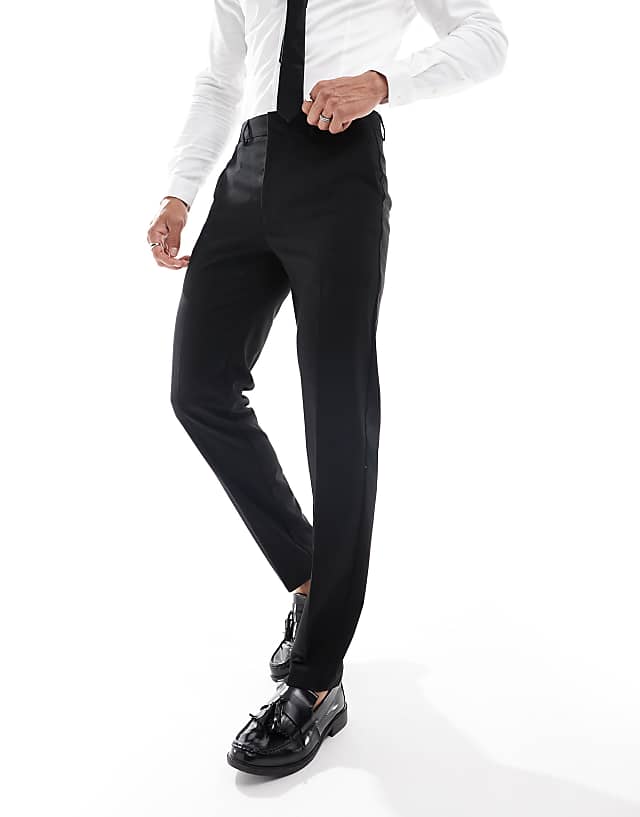 Asos ASOS DESIGN Slim Suit Trousers In Black