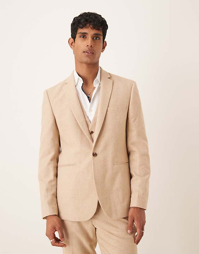 Asos ASOS DESIGN Slim Wool Blend Suit