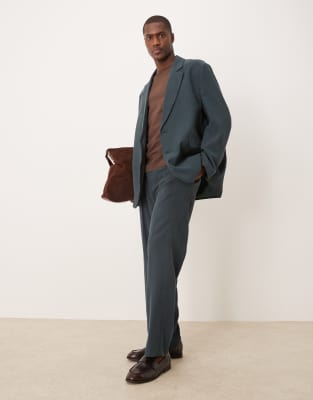 Asos ASOS DESIGN Slouchy Suit In Blue