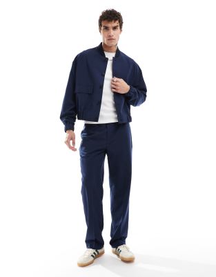 Asos ASOS DESIGN Smart Co-ord In Navy