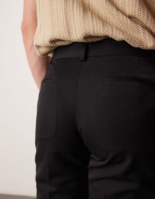 Asos ASOS DESIGN Smart Slim Fit Trousers In Black