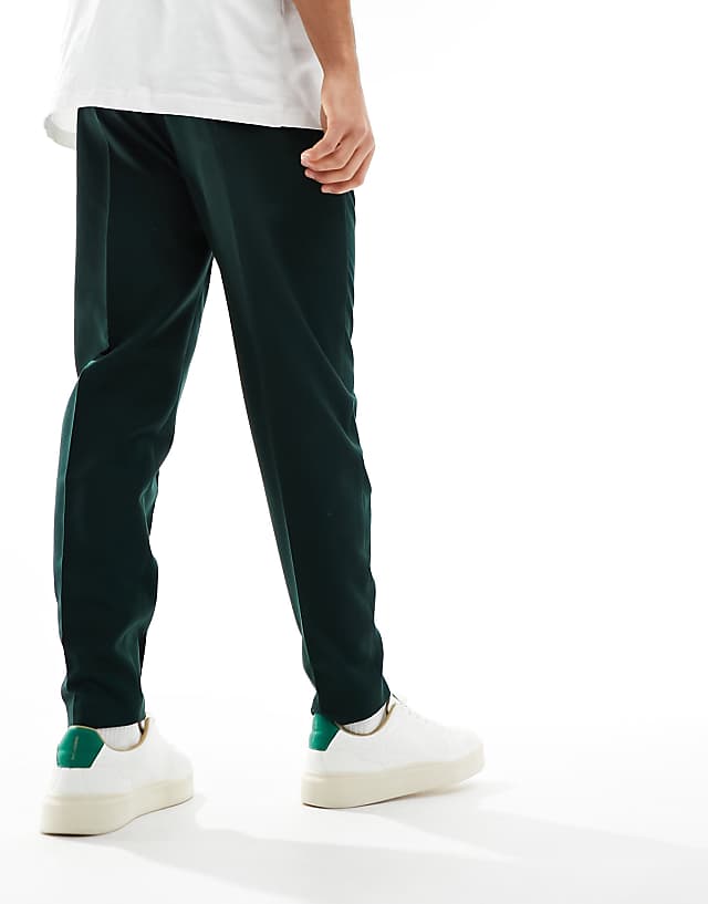 Asos ASOS DESIGN Smart Tapered Trousers In Green