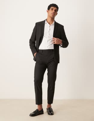 Asos ASOS DESIGN Suit Black Slim Fit