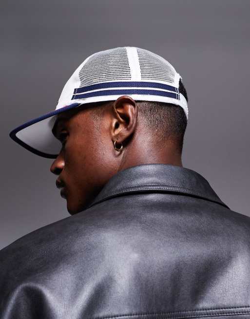 Asos ASOS DESIGN Trucker Cap With Graphic In White