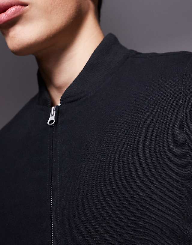 Asos ASOS DESIGN Washed Gilet In Black