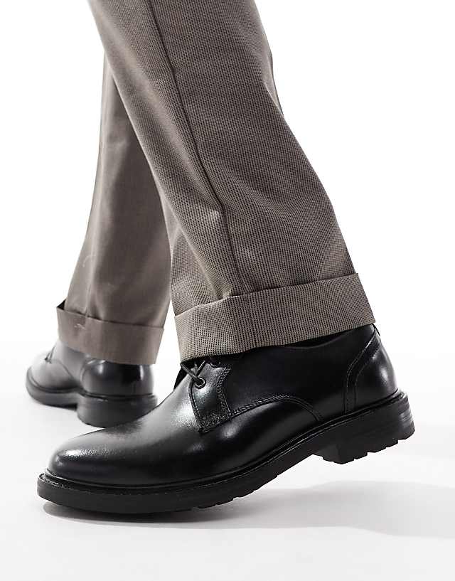 Asos Base London Dime Derby Shoe In Black