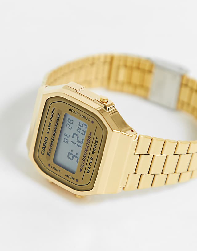 Asos Casio A168WG-9EF Gold Plated Digital Watch