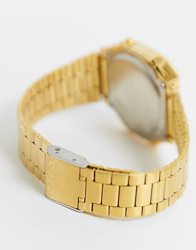 Asos Casio A168WG-9EF Gold Plated Digital Watch