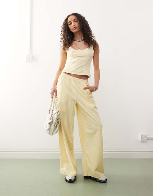 Asos COLLUSION Linen Look Co Ord