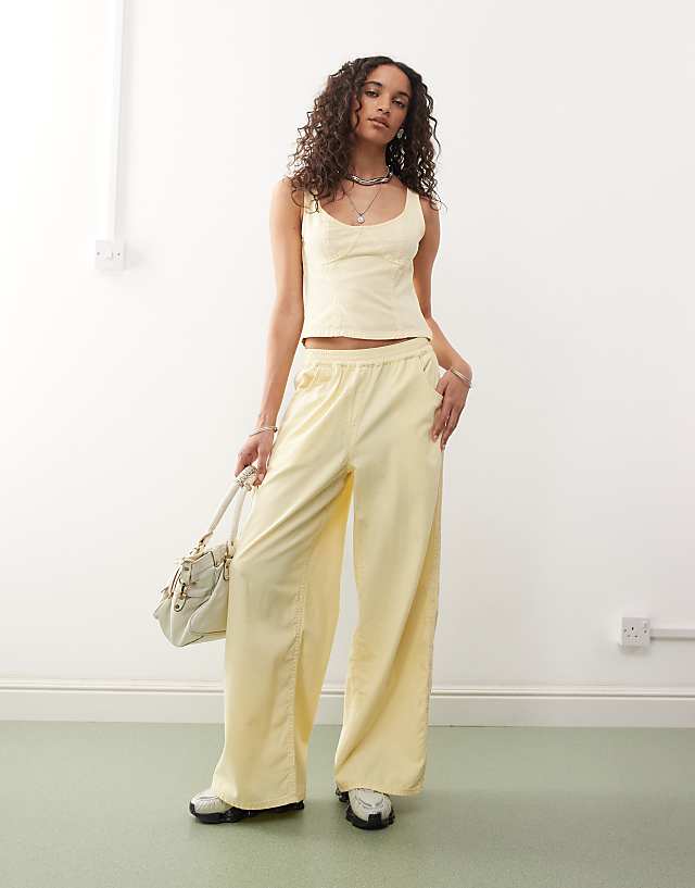 asos COLLUSION linen look co ord