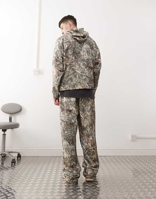 Asos COLLUSION Tree Camo Baggy Jogger Co-ord