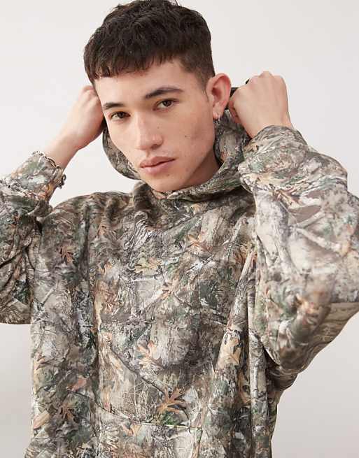Asos COLLUSION Tree Camo Hoodie Co-ord