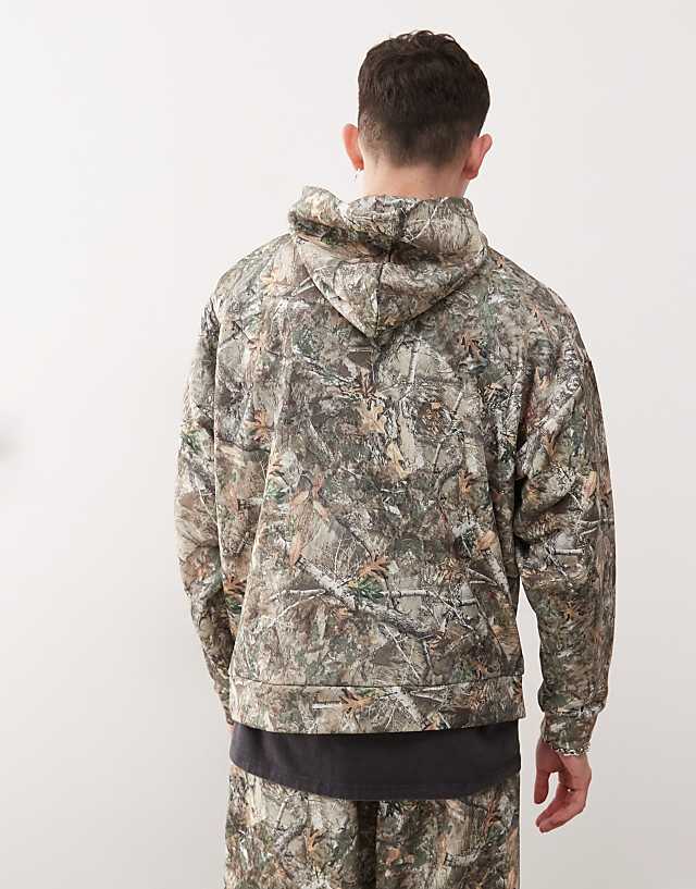 Asos COLLUSION Tree Camo Hoodie Co-ord