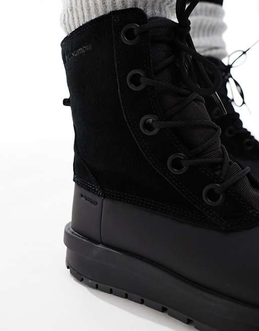 Asos Columbia Moritza Shield Snow Boots In Black