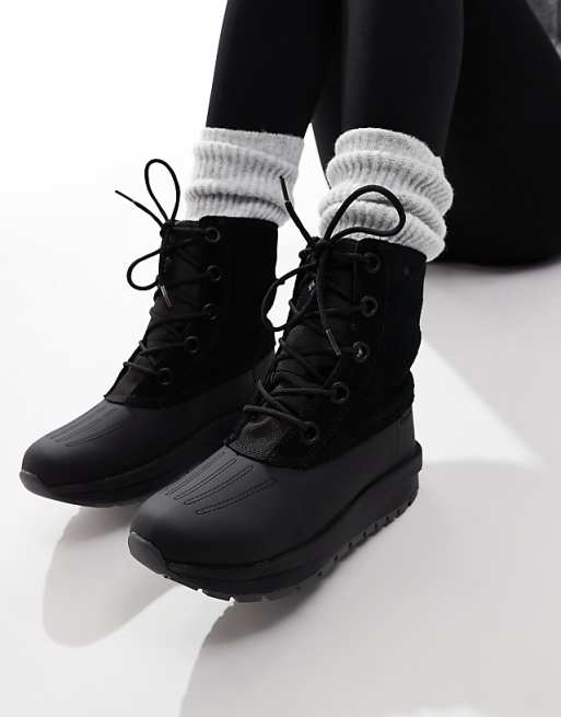 asos Columbia Moritza Shield snow boots in black