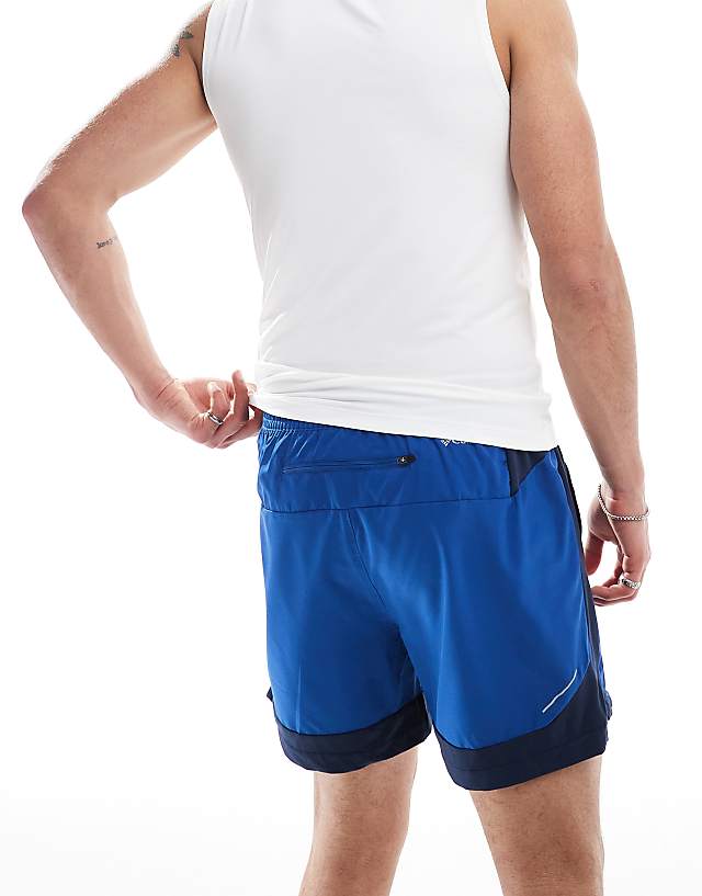 Asos Columbia Three Pitch Short In Blue