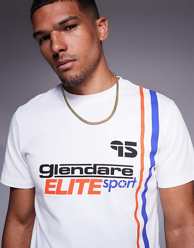 Asos ASOS DESIGN Boxy T-shirt With Sports Graphic In White