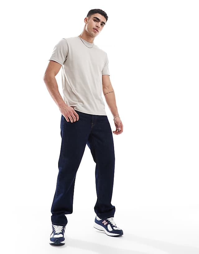 Asos ASOS DESIGN Essential Crew Neck T-shirt In Stone