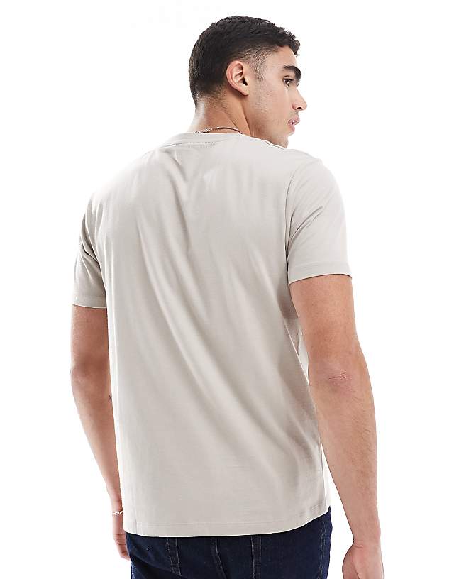 Asos ASOS DESIGN Essential Crew Neck T-shirt In Stone