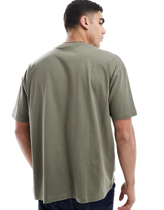 Asos ASOS DESIGN Essential Oversized T-shirt In Khaki