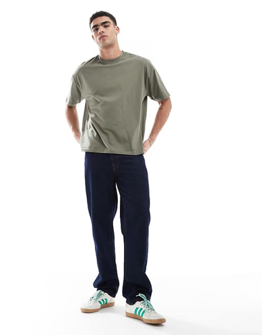 Asos ASOS DESIGN Essential Oversized T-shirt In Khaki