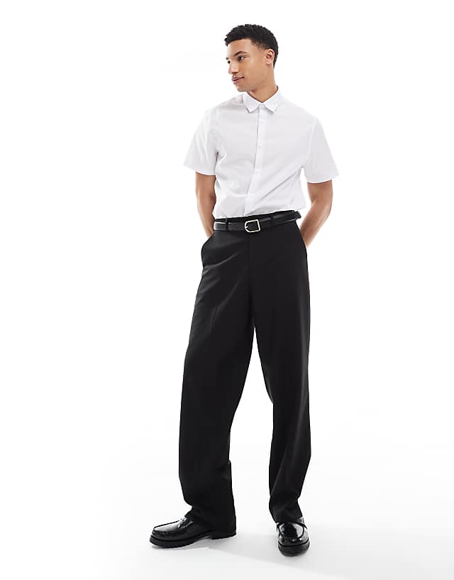 Asos ASOS DESIGN Formal Easy Iron Regular Shirt In White
