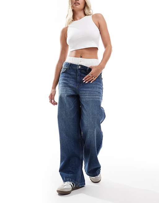 Asos ASOS DESIGN Fuller Bust High Neck Super Crop Vest In White