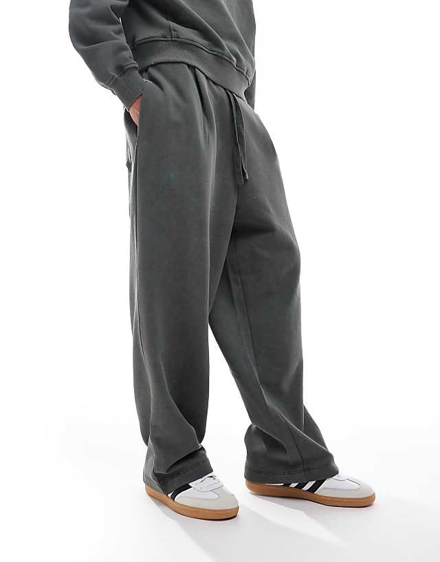 Asos ASOS DESIGN Heavyweight Co-ord Jogger In Washed Khaki