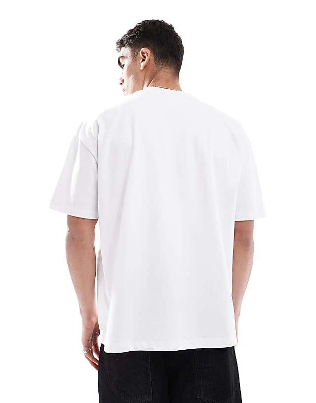 Asos ASOS DESIGN Heavyweight Oversized Boxy In White - WHITE