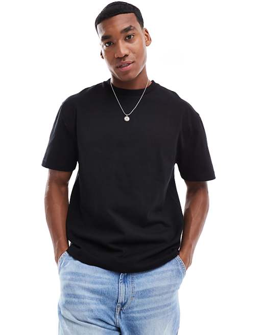 Asos ASOS DESIGN Heavyweight Relaxed T-shirt In Black - BLACK