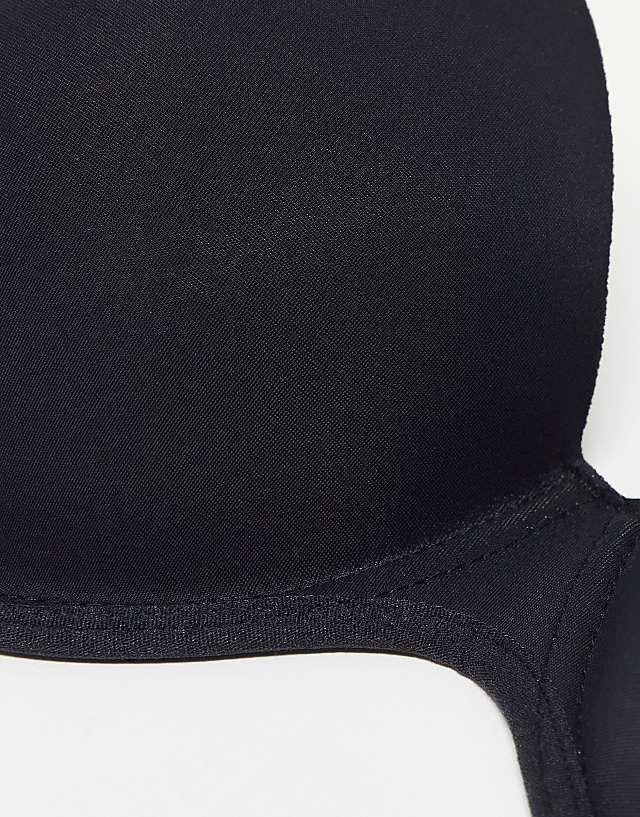 Asos ASOS DESIGN Moulded Strapless Backless Bra With Stick On Wing In Black