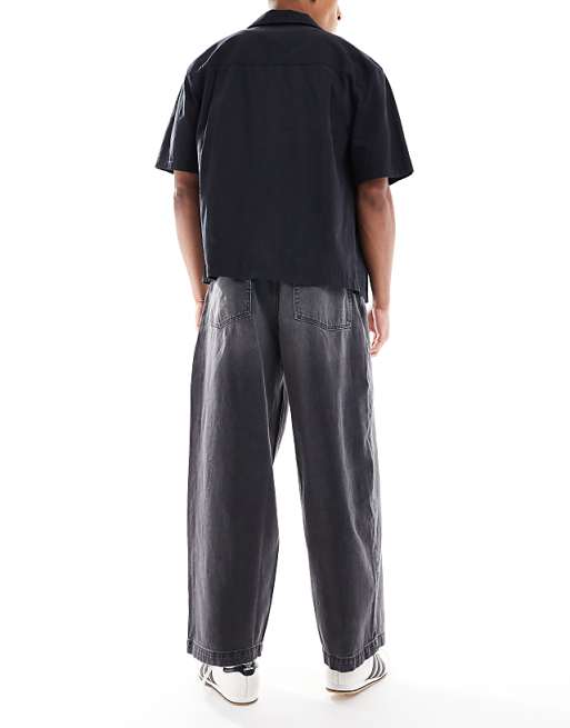 Asos ASOS DESIGN Oversized Baggy Jeans In Grey Wash