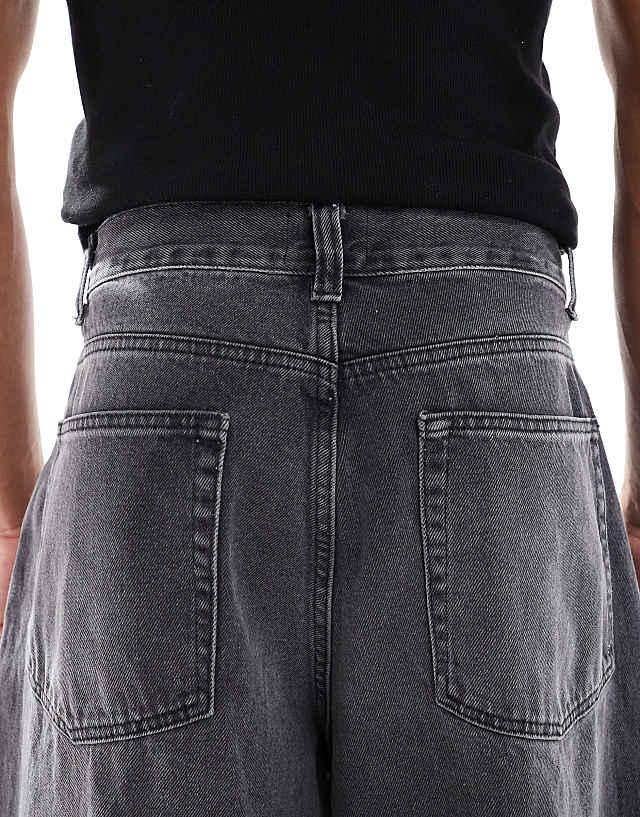 Asos ASOS DESIGN Oversized Baggy Jeans In Grey Wash