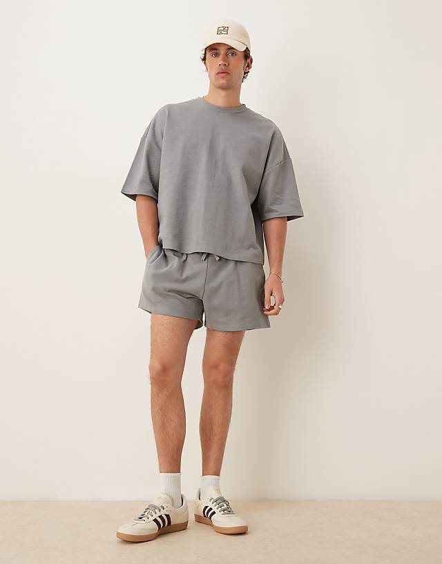 Asos ASOS DESIGN Oversized Boxy T-shirt Co-ord In Light Green