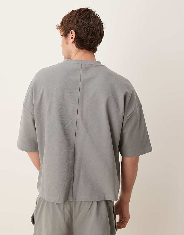 Asos ASOS DESIGN Oversized Boxy T-shirt Co-ord In Light Green