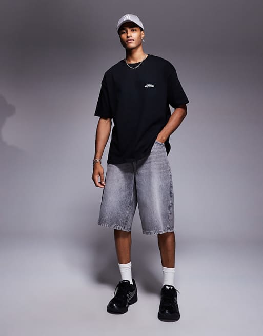 Asos ASOS DESIGN Oversized T-shirt With Chest Graphic In White