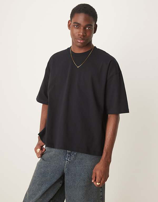 Asos ASOS DESIGN Oversized T-shirt With City Graphic In Black
