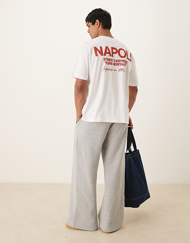 Asos ASOS DESIGN Oversized T-shirt With City Print In White