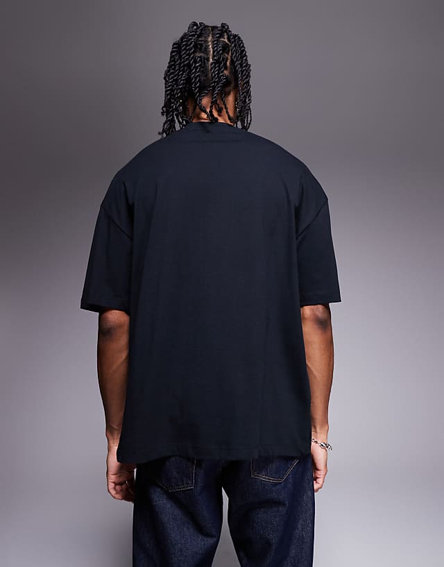 Asos ASOS DESIGN Oversized T-shirt With Front Print In Black