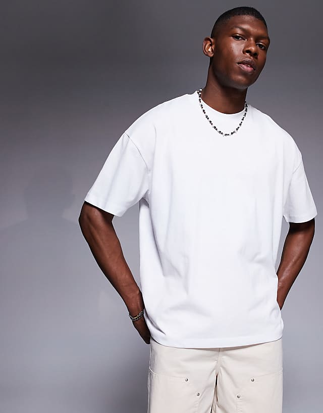 Asos ASOS DESIGN Oversized T-shirt With Fruit Graphic In White