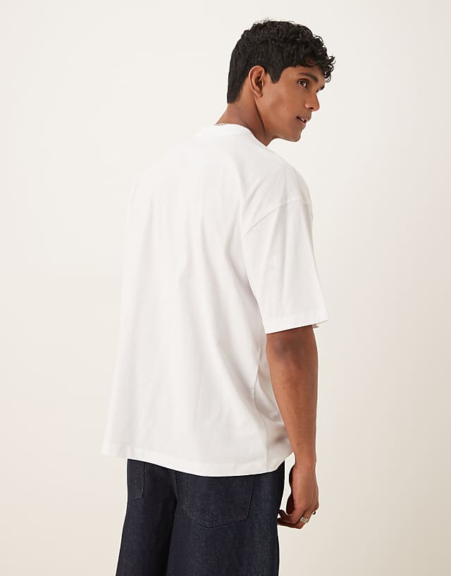 Asos ASOS DESIGN Oversized T-shirt With Fruit Print In White