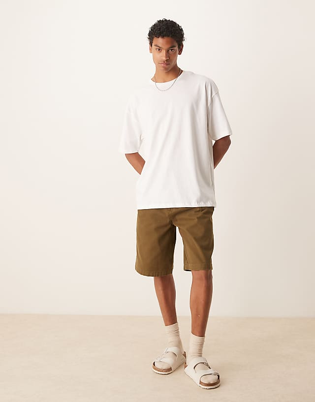 Asos ASOS DESIGN Oversized T-shirt With Sports Graphic In White