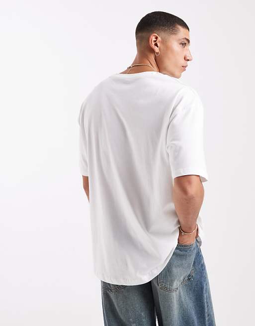 Asos ASOS DESIGN Oversized T-shirt With Text Graphic In White