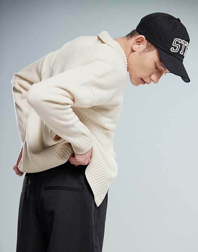 Asos ASOS DESIGN Pull On Smart Wide Leg Trousers In Black