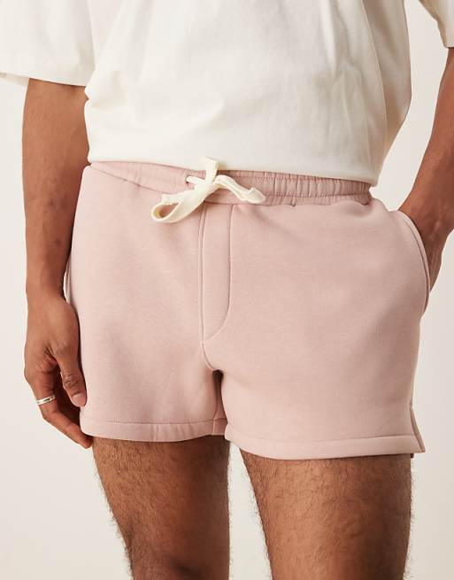 Asos ASOS DESIGN Shorter Length Short In Light Pink