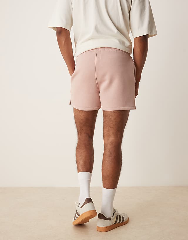 Asos ASOS DESIGN Shorter Length Short In Light Pink