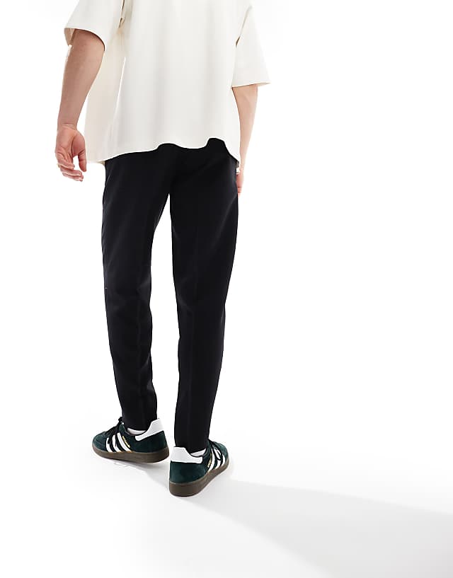 Asos ASOS DESIGN Smart Oversized Tapered Trousers In Black